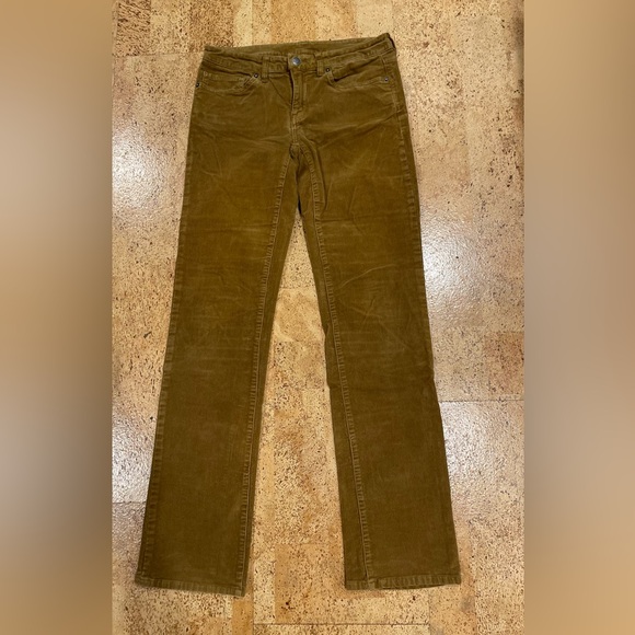 Patagonia Women's Corduroy Bear Brown Pants Sz 28 Long. Almost sweater weather!! - Picture 1 of 14